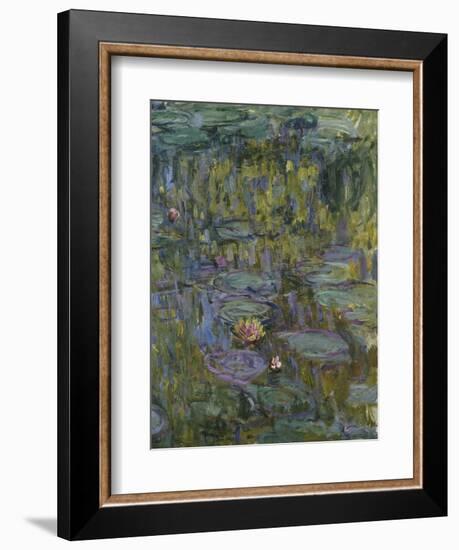 Water Lilies, Nympheas-Claude Monet-Framed Giclee Print