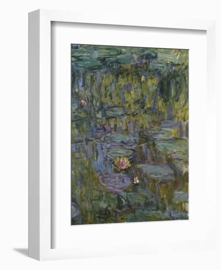 Water Lilies, Nympheas-Claude Monet-Framed Giclee Print