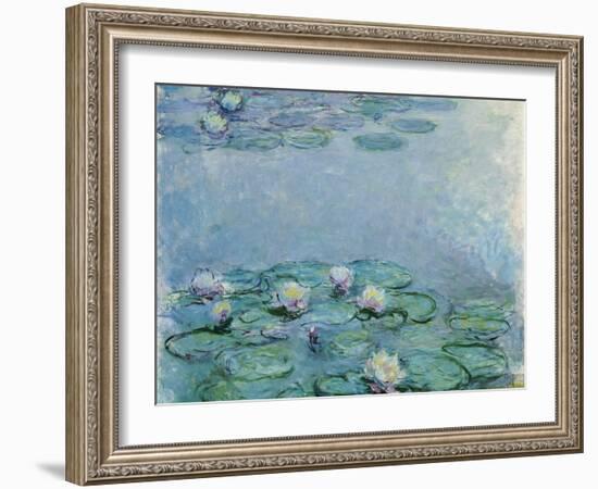 Water Lilies, Nympheas-Claude Monet-Framed Giclee Print