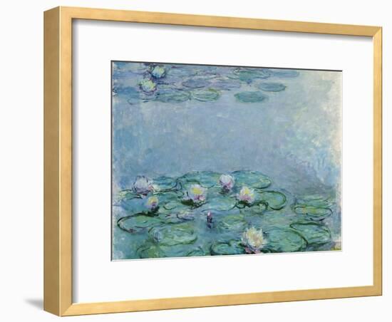 Water Lilies, Nympheas-Claude Monet-Framed Giclee Print