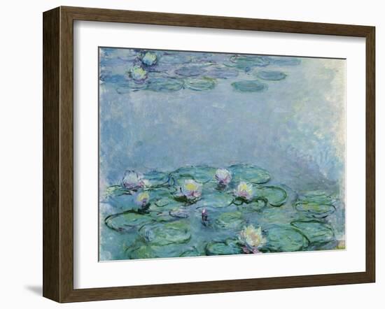 Water Lilies, Nympheas-Claude Monet-Framed Giclee Print