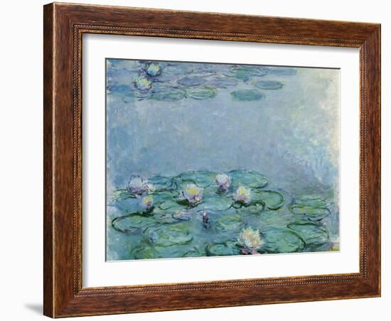 Water Lilies, Nympheas-Claude Monet-Framed Giclee Print