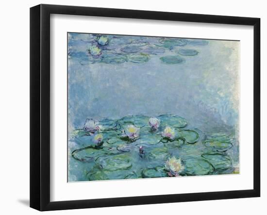 Water Lilies, Nympheas-Claude Monet-Framed Giclee Print
