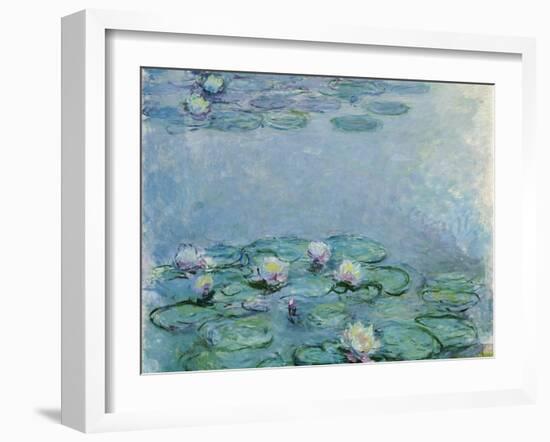 Water Lilies, Nympheas-Claude Monet-Framed Giclee Print