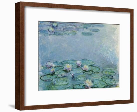 Water Lilies, Nympheas-Claude Monet-Framed Giclee Print