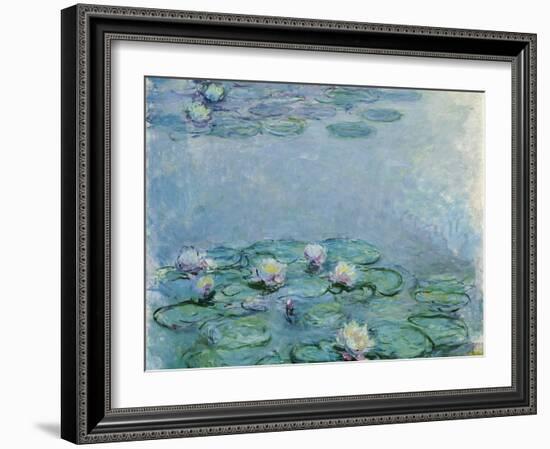 Water Lilies, Nympheas-Claude Monet-Framed Giclee Print