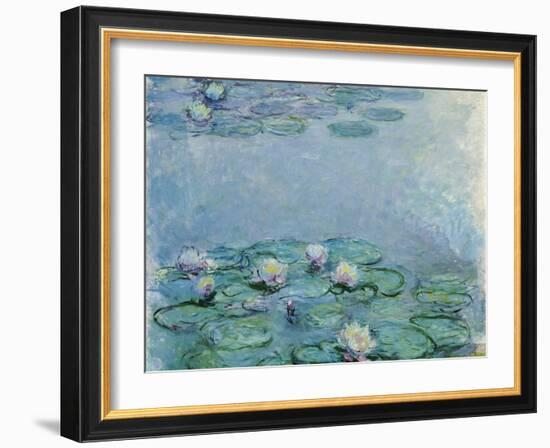 Water Lilies, Nympheas-Claude Monet-Framed Giclee Print