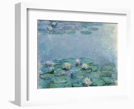 Water Lilies, Nympheas-Claude Monet-Framed Premium Giclee Print