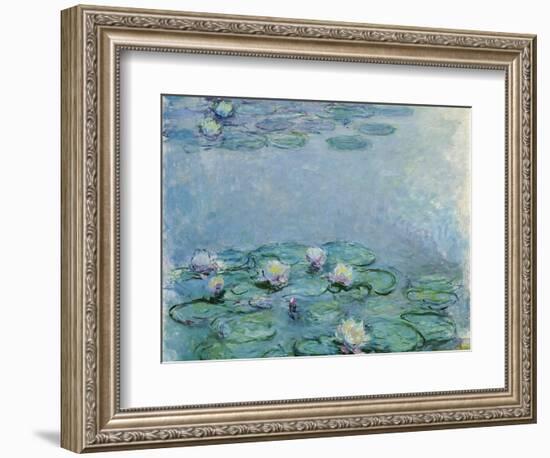 Water Lilies, Nympheas-Claude Monet-Framed Giclee Print