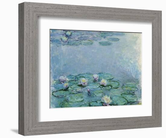 Water Lilies, Nympheas-Claude Monet-Framed Giclee Print