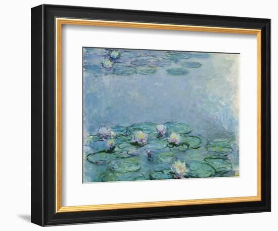 Water Lilies, Nympheas-Claude Monet-Framed Giclee Print