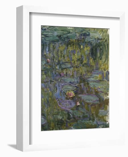 Water Lilies (Nympheas)-Claude Monet-Framed Giclee Print