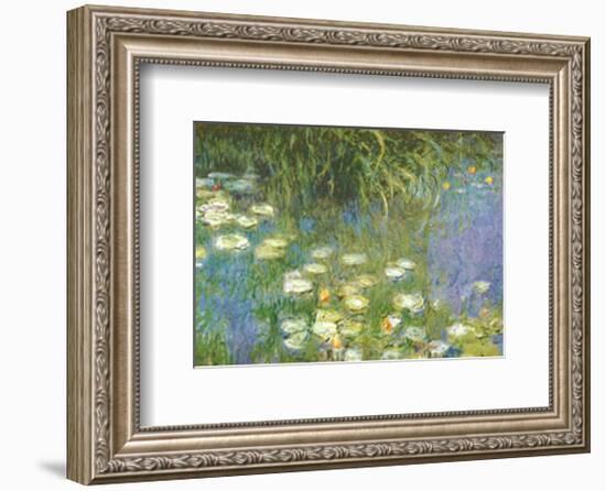 Water Lilies of the Orangerie as Giverny-Claude Monet-Framed Art Print