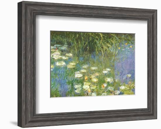 Water Lilies of the Orangerie as Giverny-Claude Monet-Framed Art Print