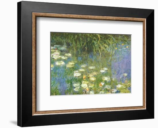 Water Lilies of the Orangerie as Giverny-Claude Monet-Framed Art Print