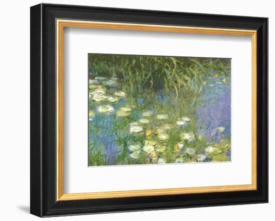 Water Lilies of the Orangerie as Giverny-Claude Monet-Framed Art Print
