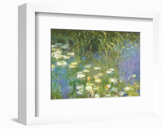 Water Lilies of the Orangerie as Giverny-Claude Monet-Framed Art Print