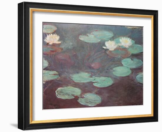 Water Lilies (Or Nympheas)-Claude Monet-Framed Giclee Print