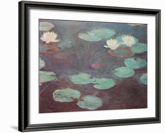 Water Lilies (Or Nympheas)-Claude Monet-Framed Giclee Print