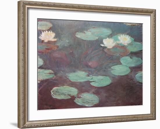 Water Lilies (Or Nympheas)-Claude Monet-Framed Giclee Print