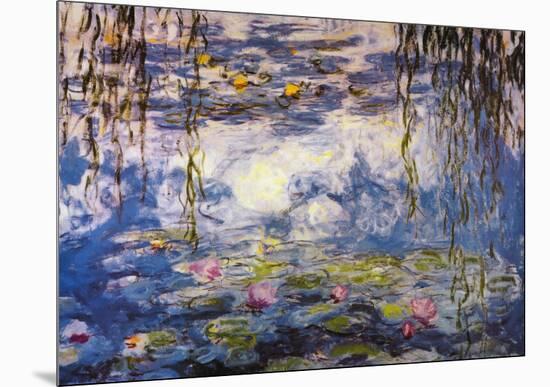 Water Lilies-Claude Monet-Mounted Art Print