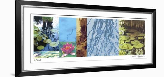 Water Lilies-Lois Bender-Framed Giclee Print