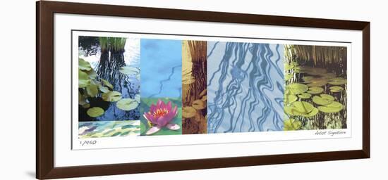 Water Lilies-Lois Bender-Framed Giclee Print