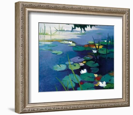 Water Lilies-Tadashi Asoma-Framed Art Print