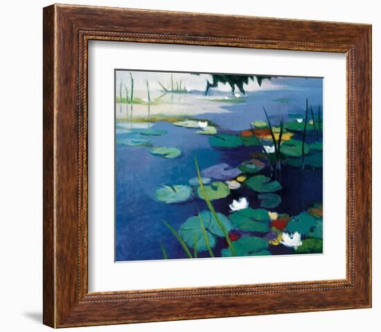 Water Lilies-Tadashi Asoma-Framed Art Print