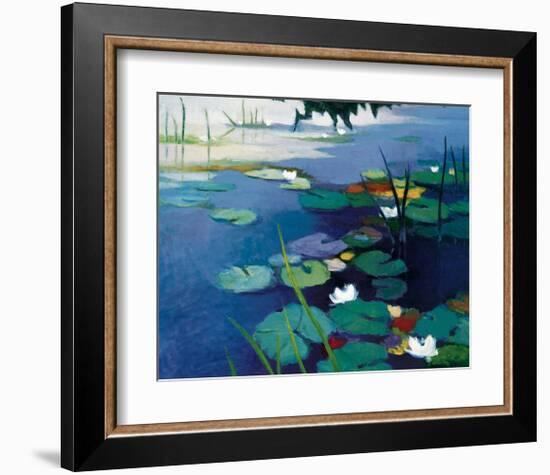 Water Lilies-Tadashi Asoma-Framed Art Print