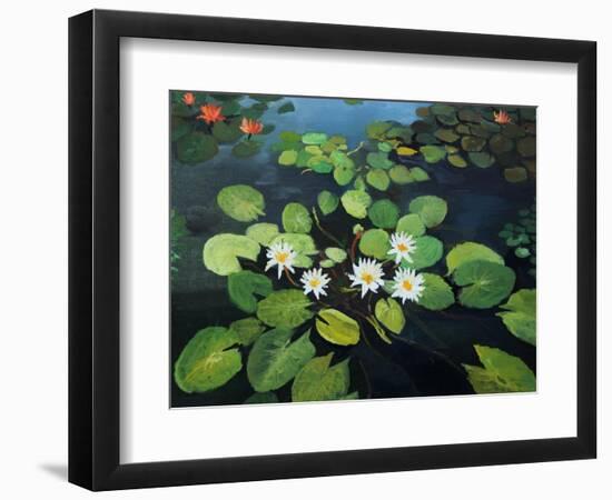 Water Lilies-kirilstanchev-Framed Premium Giclee Print