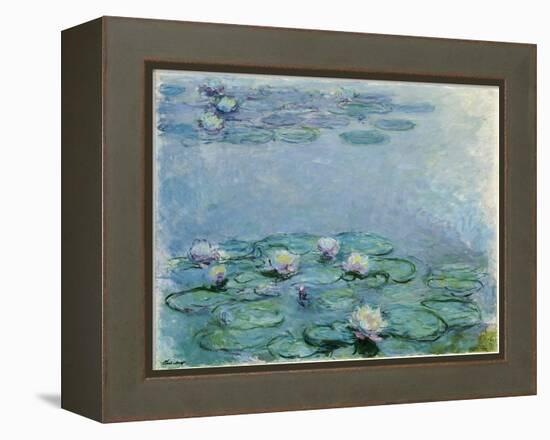 Water Lilies-Claude Monet-Framed Premier Image Canvas