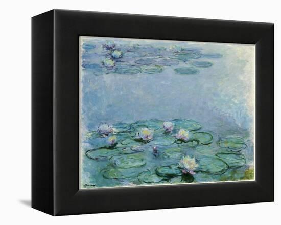 Water Lilies-Claude Monet-Framed Premier Image Canvas