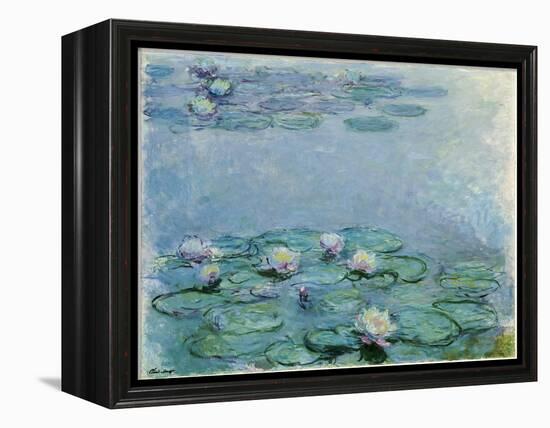 Water Lilies-Claude Monet-Framed Premier Image Canvas