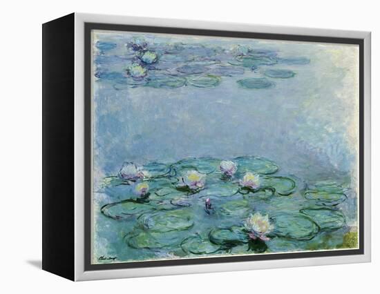 Water Lilies-Claude Monet-Framed Premier Image Canvas