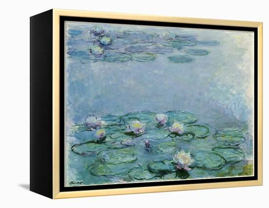 Water Lilies-Claude Monet-Framed Premier Image Canvas