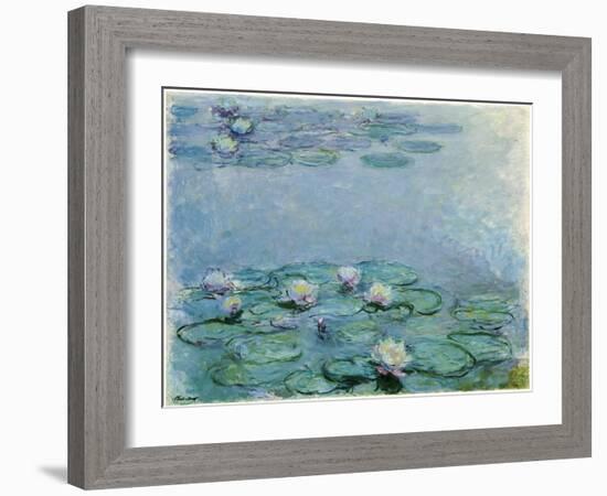 Water Lilies-Claude Monet-Framed Giclee Print