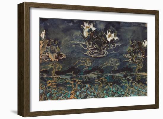 Water Lilies-Mikhail Alexandrovich Vrubel-Framed Giclee Print