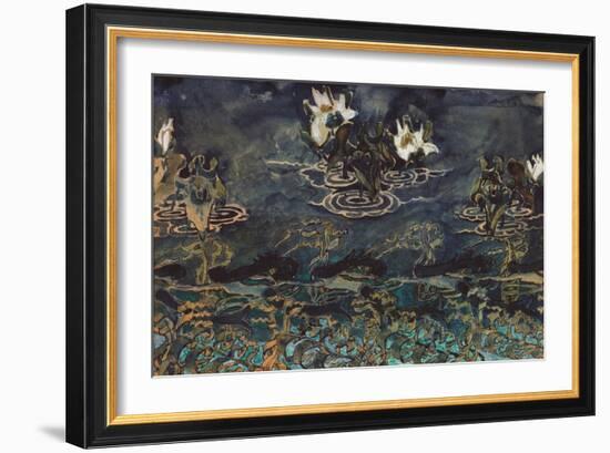 Water Lilies-Mikhail Alexandrovich Vrubel-Framed Giclee Print