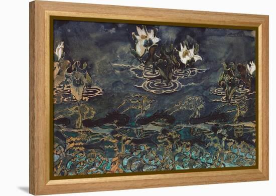 Water Lilies-Mikhail Alexandrovich Vrubel-Framed Premier Image Canvas