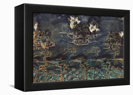 Water Lilies-Mikhail Alexandrovich Vrubel-Framed Premier Image Canvas