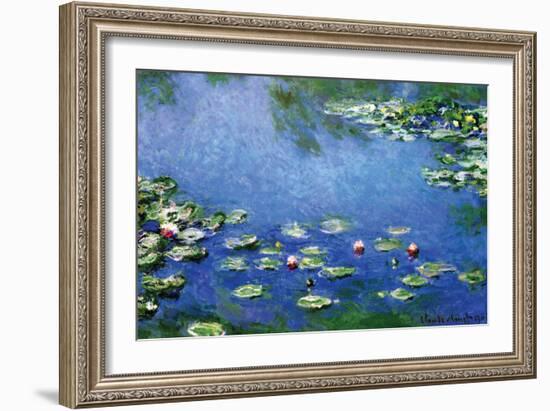 Water Lilies-Claude Monet-Framed Art Print