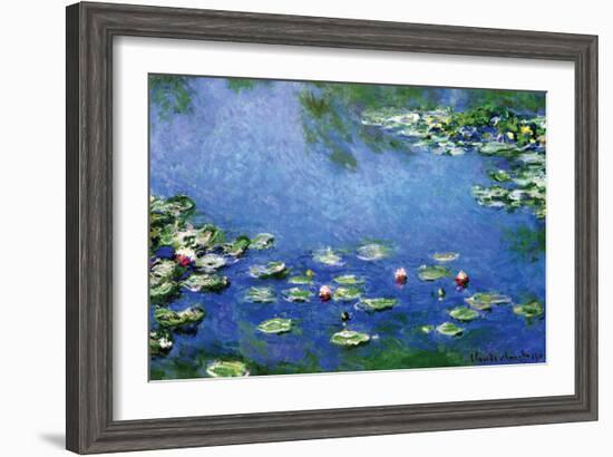 Water Lilies-Claude Monet-Framed Art Print