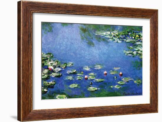 Water Lilies-Claude Monet-Framed Art Print