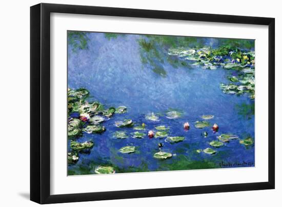 Water Lilies-Claude Monet-Framed Art Print