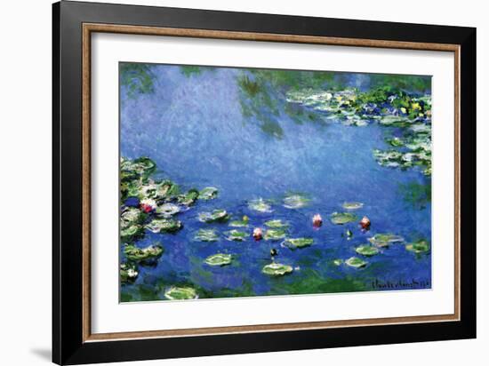 Water Lilies-Claude Monet-Framed Art Print