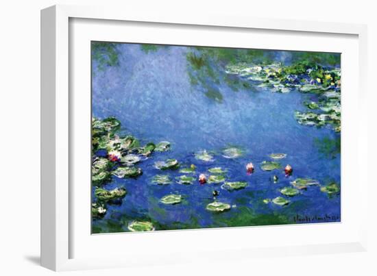 Water Lilies-Claude Monet-Framed Art Print