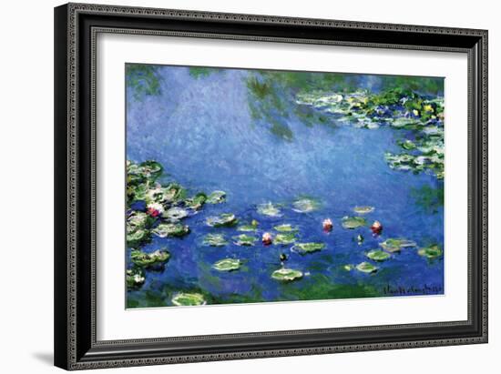 Water Lilies-Claude Monet-Framed Art Print