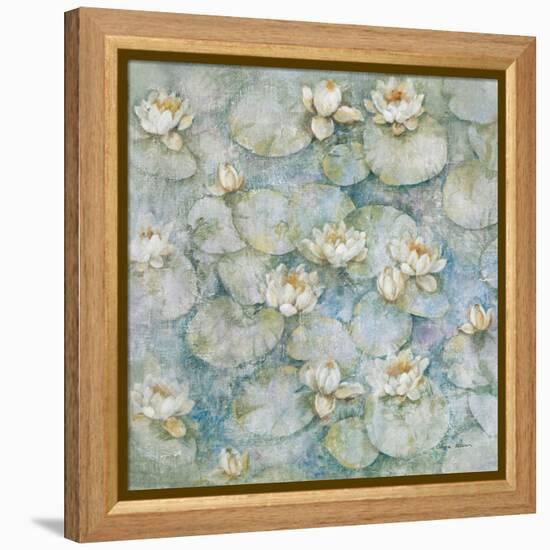 Water Lilies-Cheri Blum-Framed Stretched Canvas