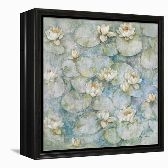 Water Lilies-Cheri Blum-Framed Stretched Canvas